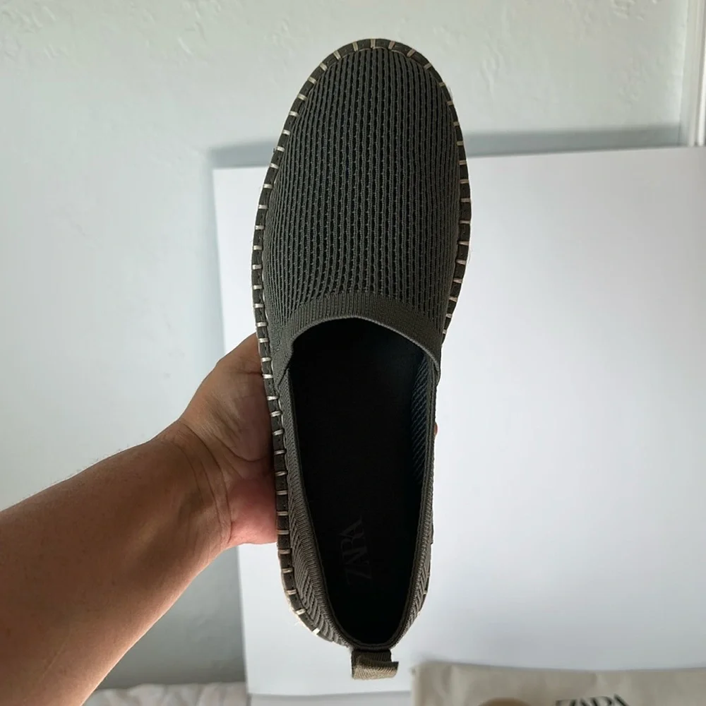 Zara  Men’s Green Espadrilles Size 8